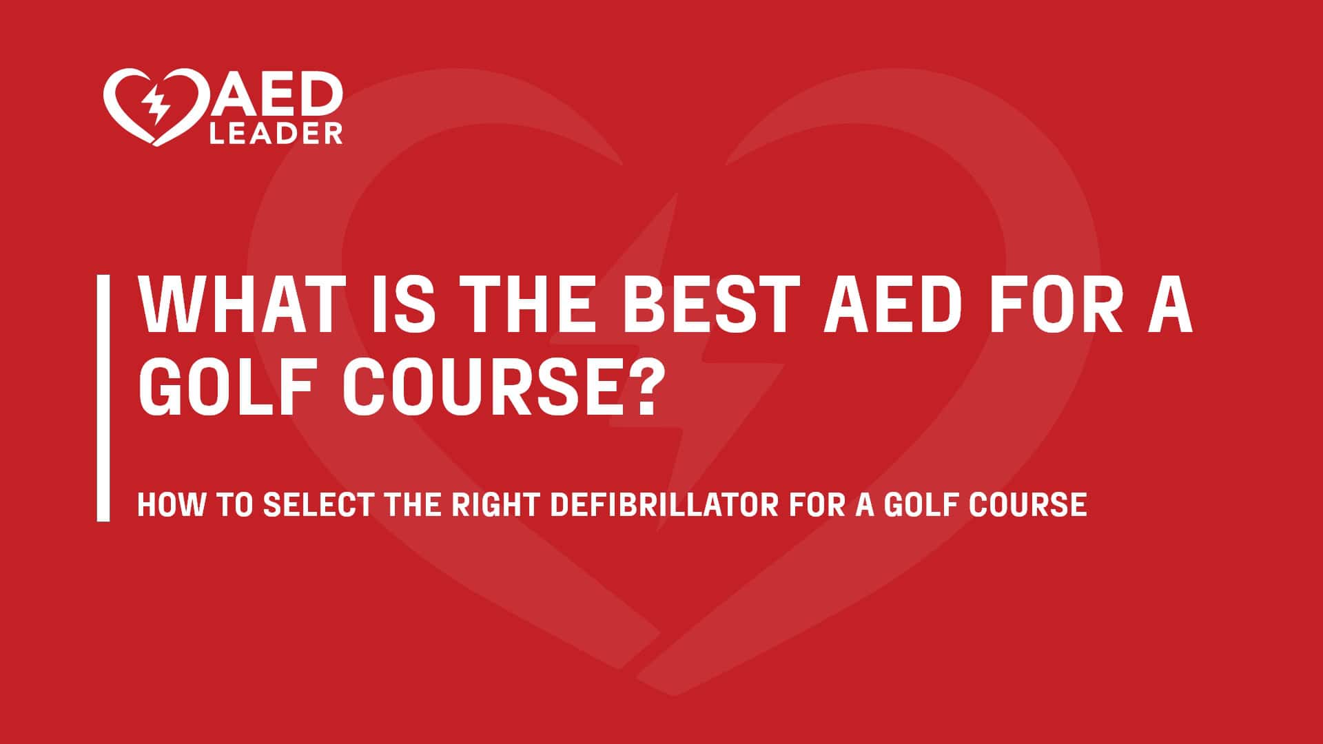 AED for Golf Course