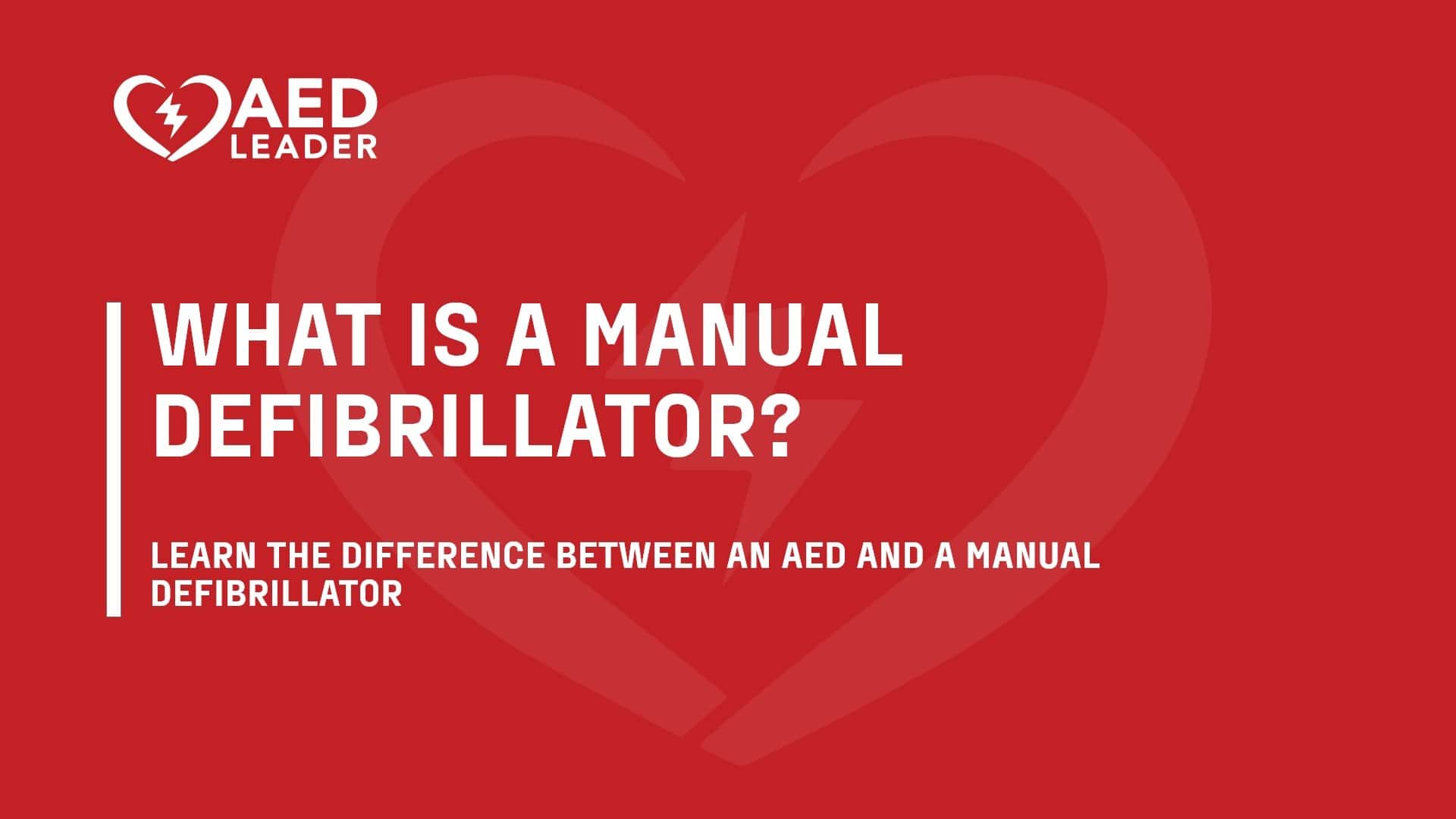 What Is a Manual Defibrillator?