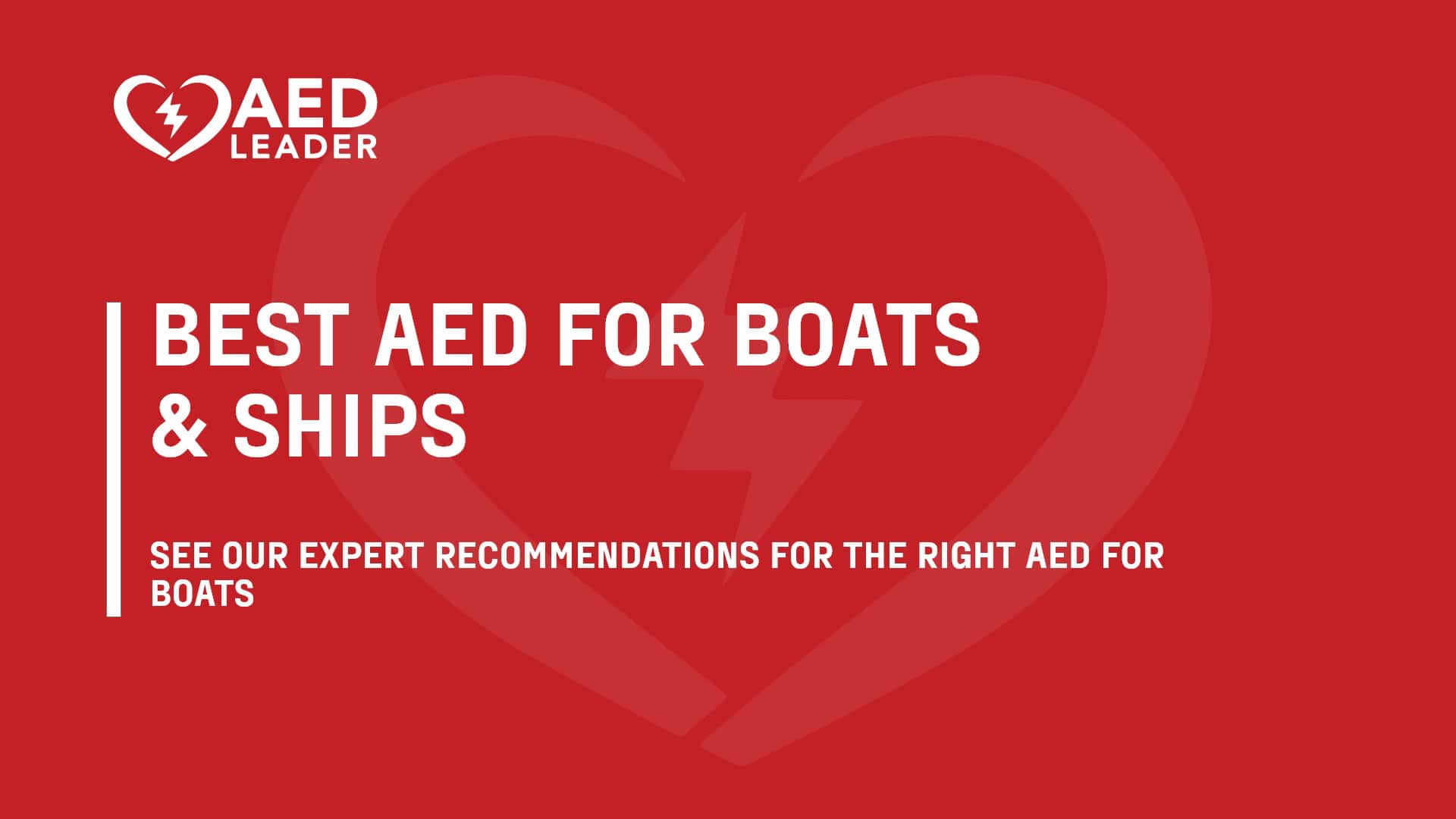 What's the Best Automated External Defibrillator for a Boat?