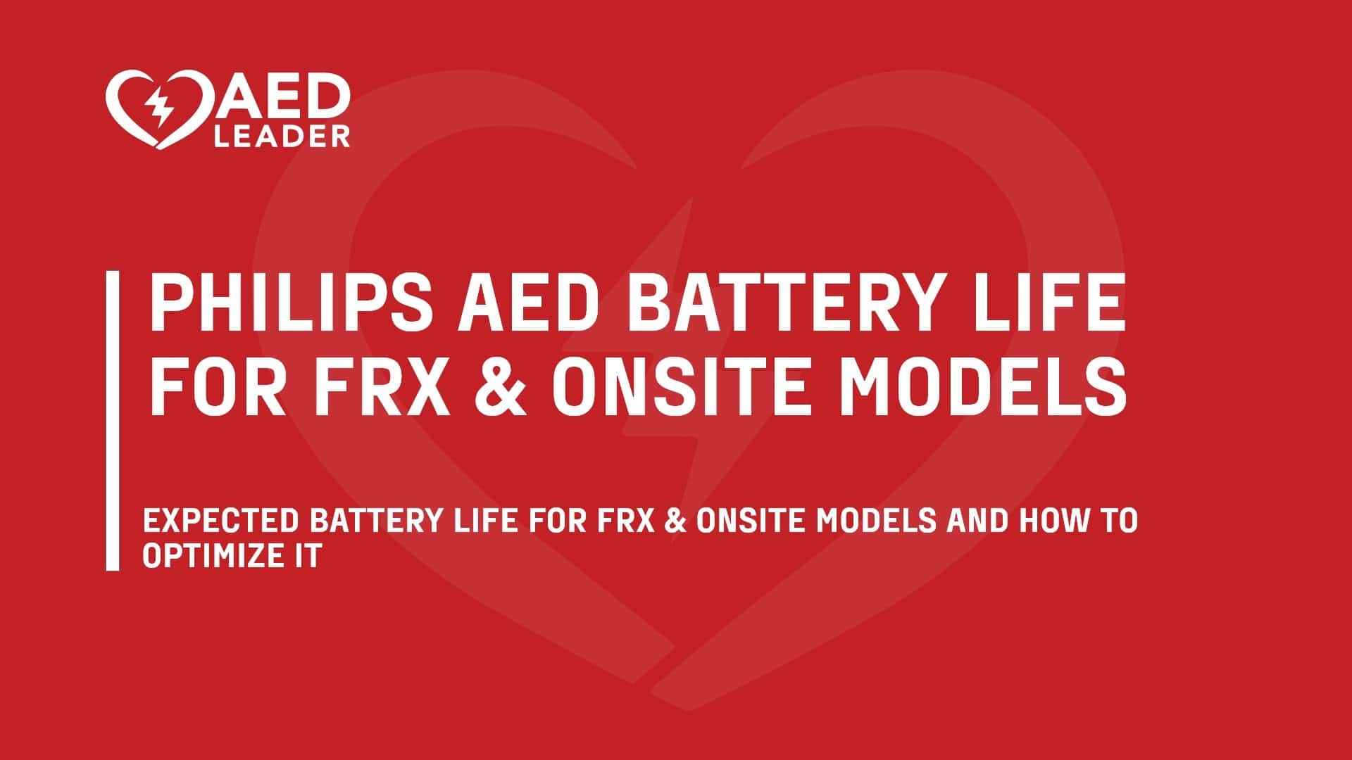 Complete Philips AED Maintenance Checklist