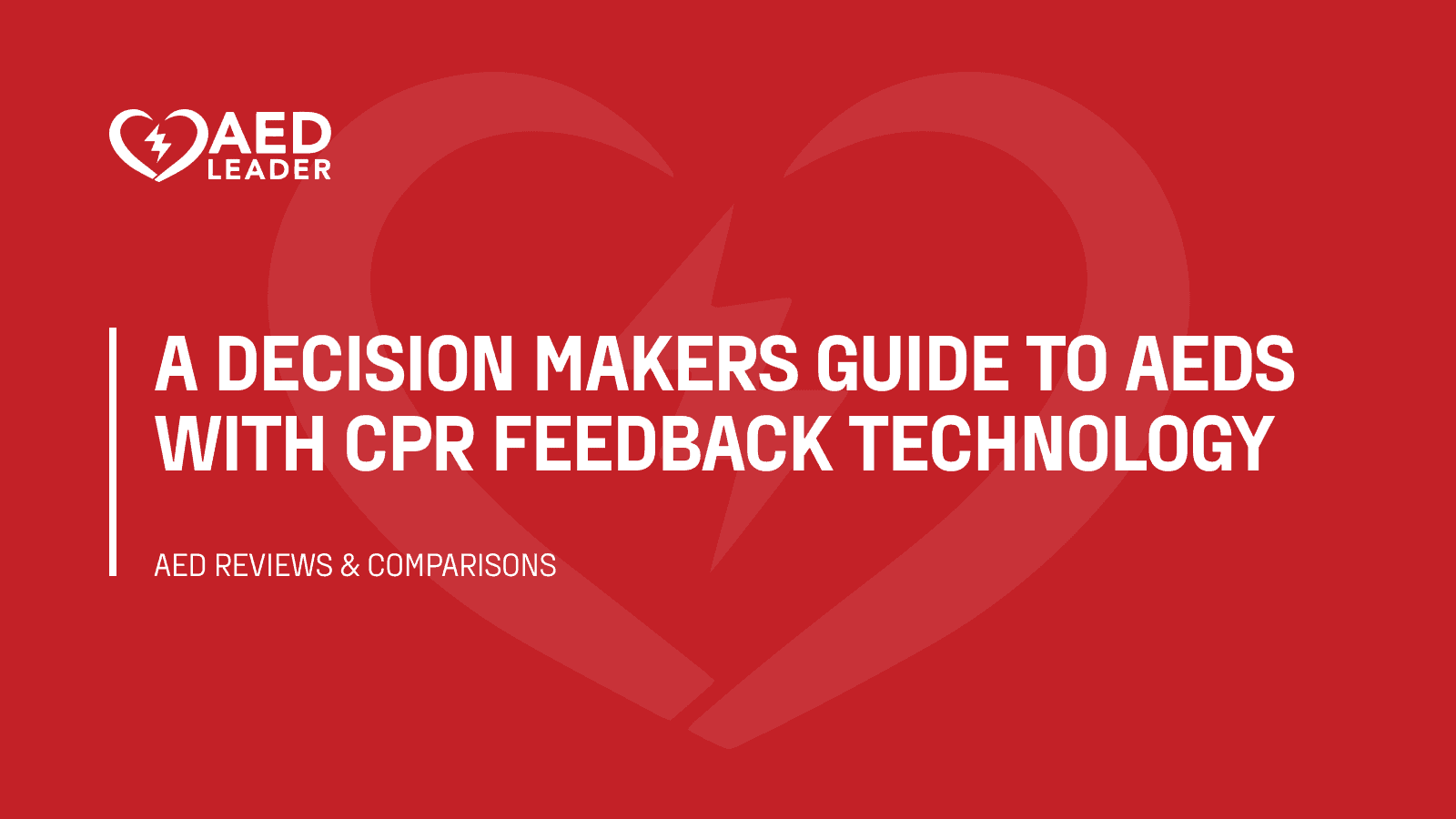 Choosing the right AED a practical comparison for businesses